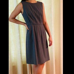 Banana Republic Lined Grey Mini Dress